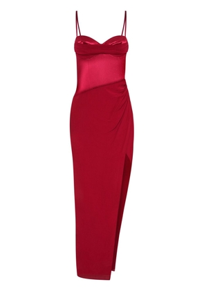 Nicholas Solara bustier-style gown - Red