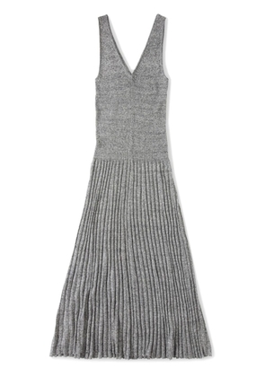 Closed knitted maxi dress - Grey