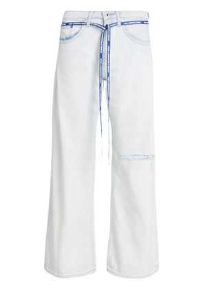 Karl Lagerfeld Jeans low-rise organic cotton jeans - White