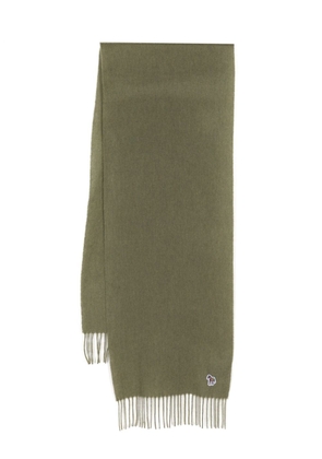 PS Paul Smith fringed wool scarf - Green