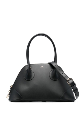 A.P.C. calf leather shoulder bag - Black