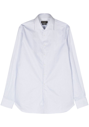 Corneliani striped cotton shirt - White