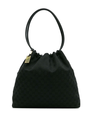 Gucci Pre-Owned 2000-2015 GG Canvas Ring Handle shoulder bag - Black