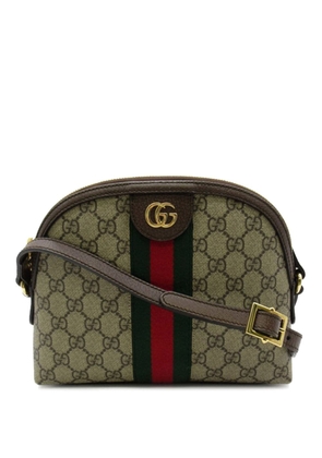 Gucci Pre-Owned 2016-2023 Small GG Supreme Ophidia crossbody bag - BROWN