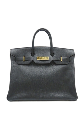 Hermès Pre-Owned 2002 Chevre Mysore Birkin Retourne 35 handbag - Black