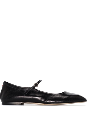 Aeyde square toe ballerina shoes - Black