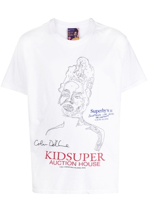 KidSuper graphic-print logo T-shirt - White