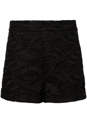Ermanno Scervino guipure-lace mini shorts - Black