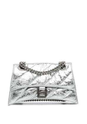 Balenciaga Pre-Owned 2010 Small Metallic Crush Chain shoulder bag - Silver