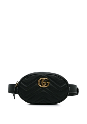 Gucci Pre-Owned 2016-2023 GG Marmont Matelasse belt bag - Black