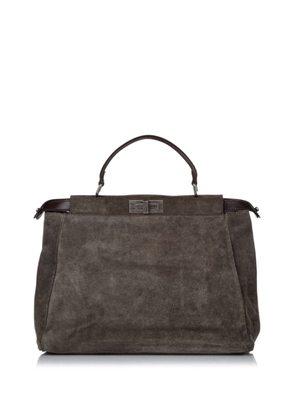 Fendi Pre-Owned Peekaboo satchel - Grey