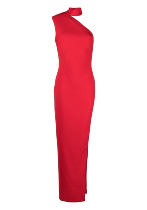 Mônot asymmetric floor-length dress - Red