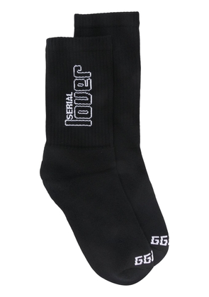 Golden Goose Serial Lover socks - Black