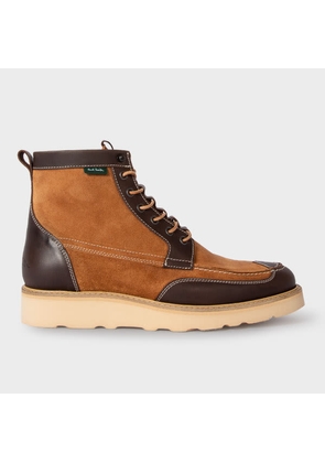 PS Paul Smith Tan Suede 'Tufnel' Boots Brown
