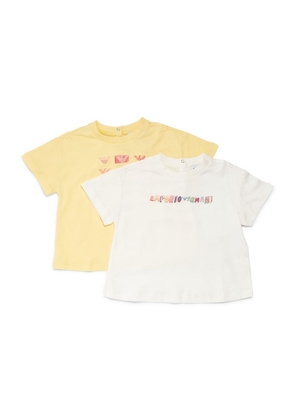 Emporio Armani Kids Set Of 2 Logo T-Shirts (6-36 Months)