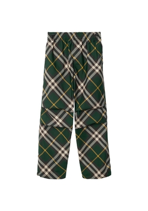 Burberry Elasticated-Waist Check Trousers