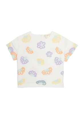 Stella Mccartney Kids Cotton Floral Print T-Shirt (3-14 Years)