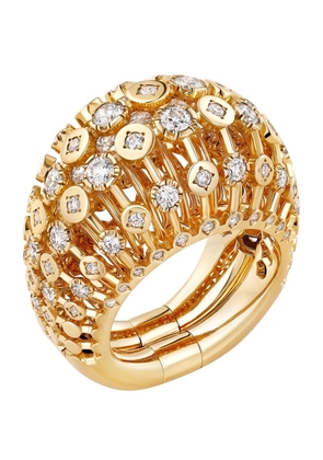 Cartier Yellow Gold And Diamond Cartier Libre Polymorph Ring