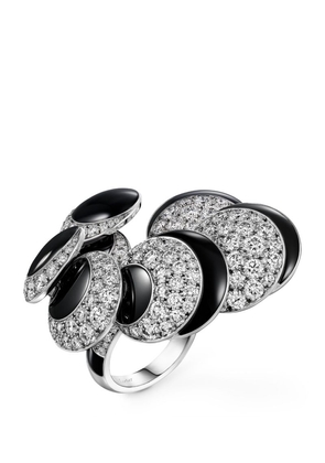 Cartier White Gold, Diamond And Onyx Cartier Libre Polymorph Ring
