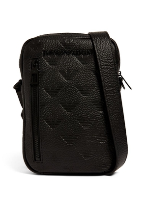 Emporio Armani Leather Logo Cross-Body Bag