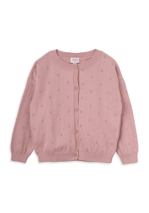 Knot Cotton Pointelle Sophie Cardigan (3-8 Years)
