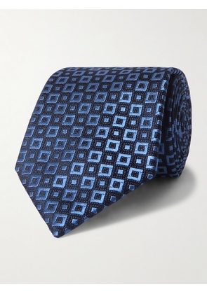 Charvet - 8.5cm Silk-Jacquard Tie - Men - Blue