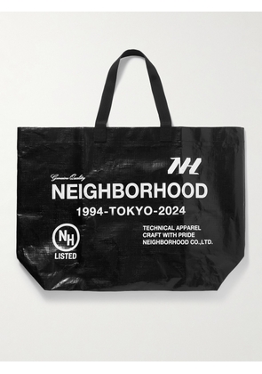 Neighborhood - Logo-Print Coated-Canvas Tote - Men - Black