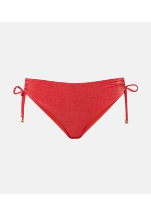 Max Mara Ruched Lurex® bikini bottoms