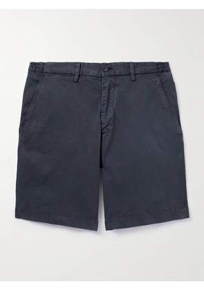 Thom Sweeney - Stretch Linen and Cotton-Blend Shorts - Men - Blue - IT 44