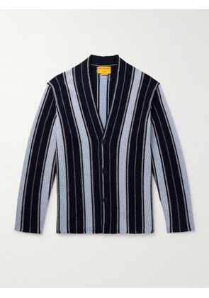 Guest In Residence - Baja Everywear Striped Cashmere Cardigan - Men - Blue - M
