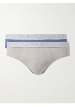 Hanro - Essentials Two-Pack Stretch-Cotton Briefs - Men - Multi - S
