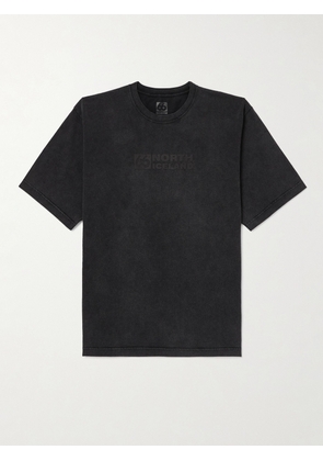 66 North - Borgir Logo-Print Washed Organic Cotton-Jersey T-Shirt - Men - Black - XS