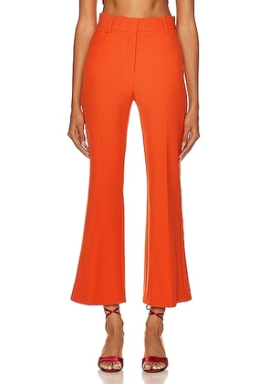 Stella McCartney Twill Tailored Pants in Tangerine - Orange. Size 40 (also in ).