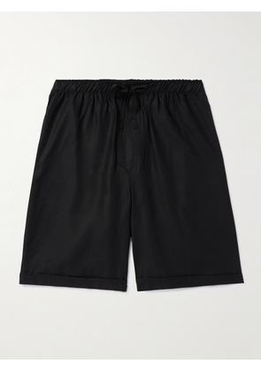CDLP - Straight-Leg Lyocell Pyjama Shorts - Men - Black - IT 44