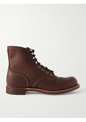 Red Wing Shoes - 8085 Iron Ranger Leather Boots - Men - Brown - UK 7