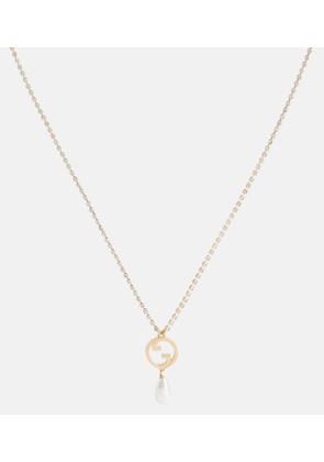 Gucci Gucci Blondie faux pearl necklace
