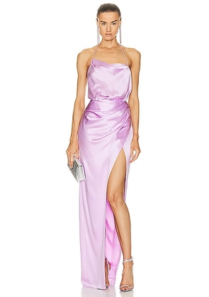 The Sei Halter Cowl Gown in Lavender - Lavender. Size 6 (also in ).