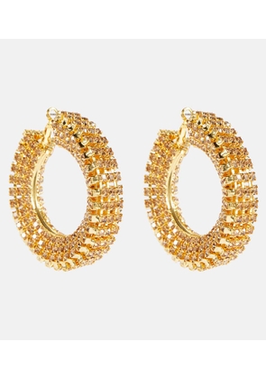 Magda Butrym Crystal-embellished hoop earrings