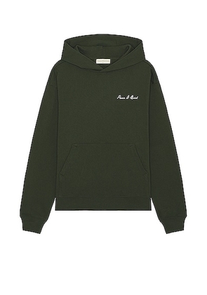 Museum of Peace and Quiet Signature Hoodie in Forest - Green. Size XS (also in ).