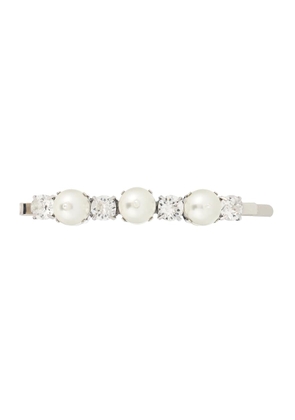 Simone Rocha Faux pearl and crystal-embellished hair clip