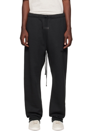 Fear of God ESSENTIALS Black Relaxed Lounge Pants