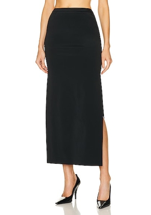 Dolce & Gabbana Cady Pencil Skirt in Nero - Black. Size 38 (also in 40, 42).