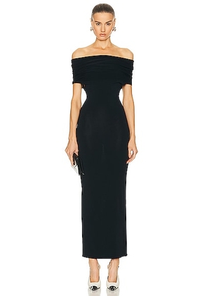 WARDROBE.NYC Off The Shoulder Dress in Black - Black. Size S (also in M, XS).