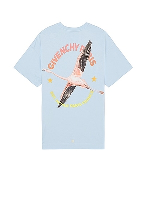 Givenchy Standard Short Sleeve Base in Sky Blue - Blue. Size M (also in S, XL/1X).