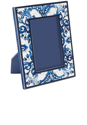Dolce & Gabbana Casa Picture Frame in Blue Mediterraneo - Blue. Size all.