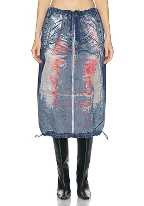 Diesel Mirtow Skirt in Denim - Blue. Size 24 (also in 26, 28).
