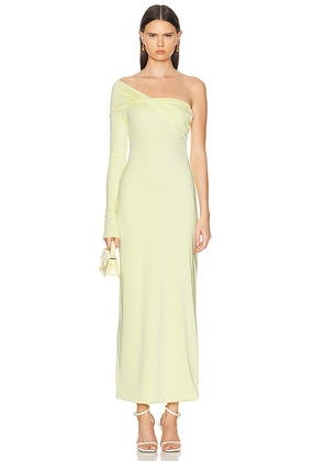 Maygel Coronel Belice Dress in Lime - Yellow. Size all.