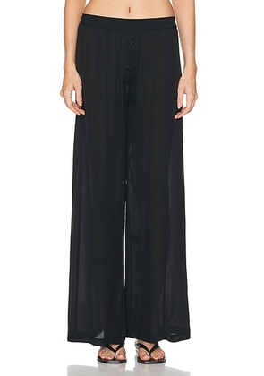 Kiki de Montparnasse Exposed Enchante Waist Pant in Black - Black. Size L (also in XS).