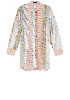 BOTTER Fromboliere Shirt 2 in Flower Bouquet - Peach. Size 46 (also in 48, 50).