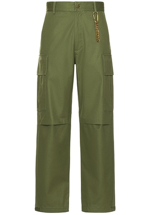DARKPARK Saint Heavy Twill Cargo Pants in Military Green - Green. Size 46 (also in 48, 50, 52).